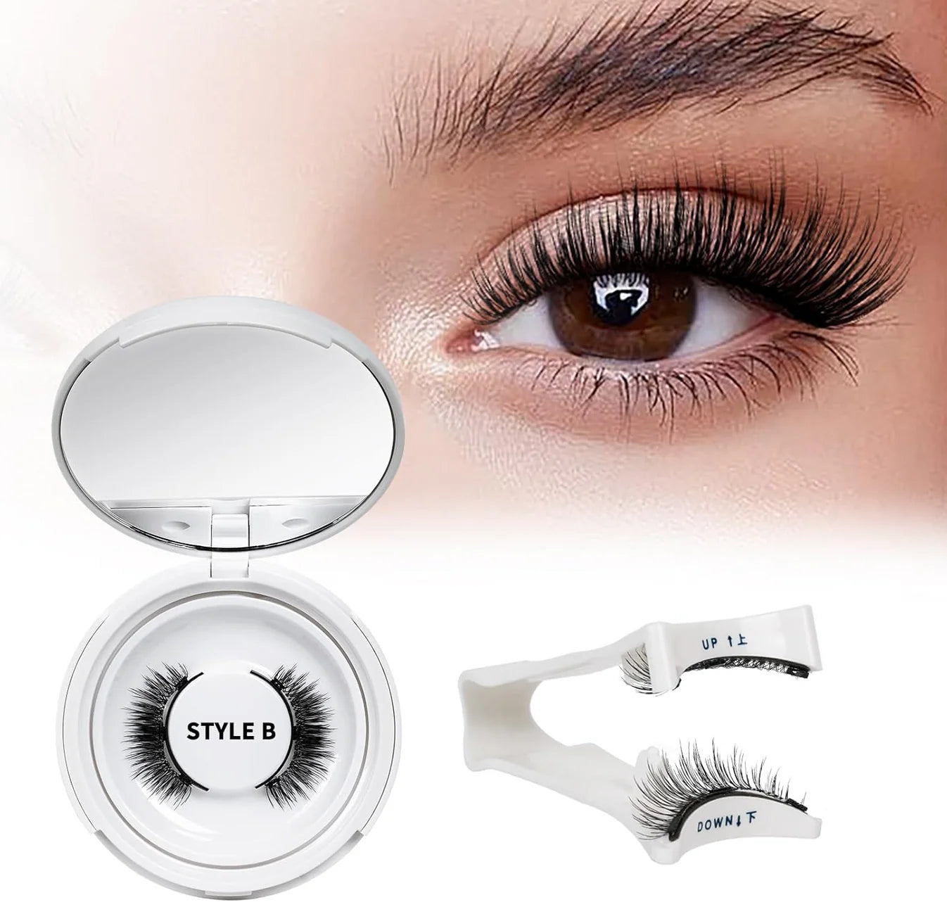 Kit de Pestañas Magnéticas - Volumen y Mirada Intensa